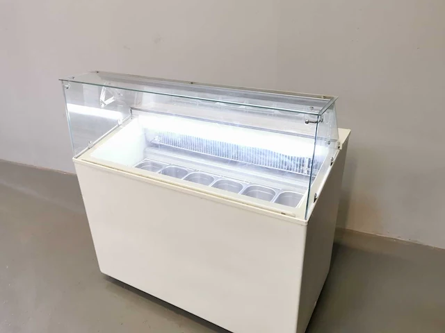 Mondial group srl - e1410m2800 - ijsvitrine vriezer - afbeelding 2 van  3