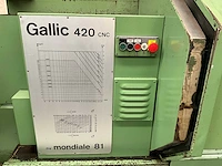 Mondiale - gallic 420 cnc - cnc draaibank - afbeelding 10 van  12