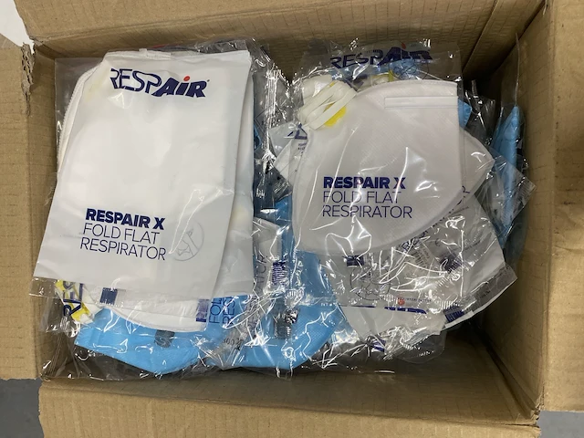 Mondmaskers diverse - respair fold flat & andere (97st) - afbeelding 1 van  3