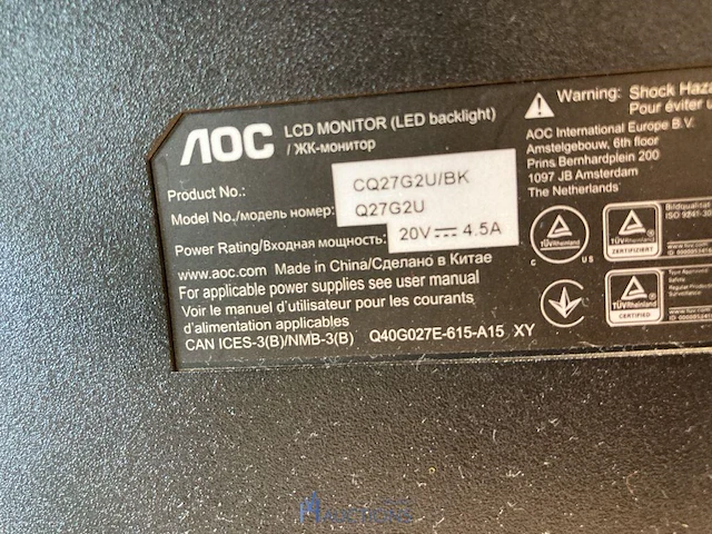 Monitor fabr. aoc - afbeelding 2 van  7