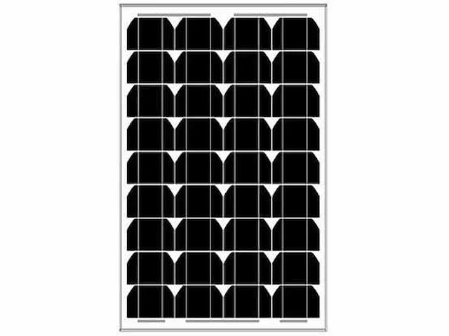 Monokristallijn zonnepaneel - fotovoltaïsch, silicium, 50 w - afbeelding 1 van  1