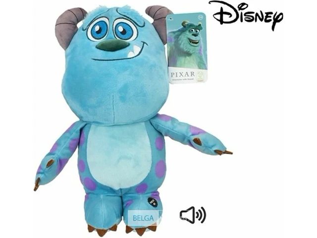 Monsters&co sully knuffel 29 cm met leuke geluiden en muziek - afbeelding 1 van  2