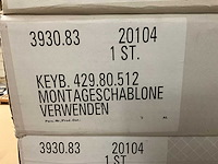 Montagesjablonen keyb. 429.801.512 - afbeelding 2 van  2