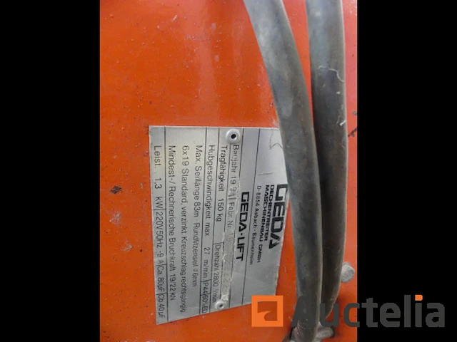 Monte load ontmanteling geda lift model onleesbaar - afbeelding 7 van  13
