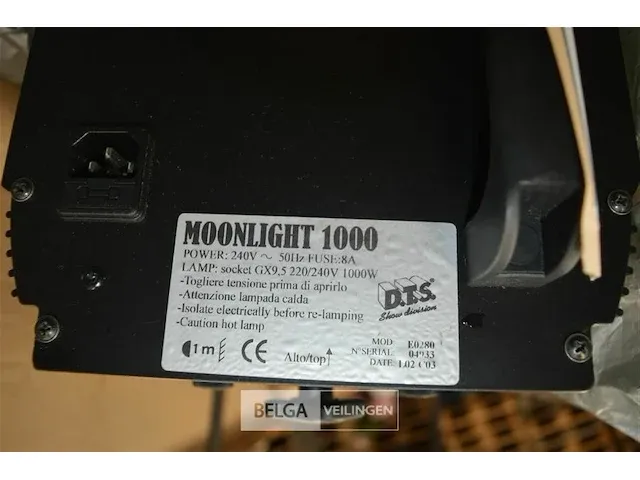 Moonlight 1000 met statief model e0280 - 220 volt - 1000 watt - afbeelding 4 van  5