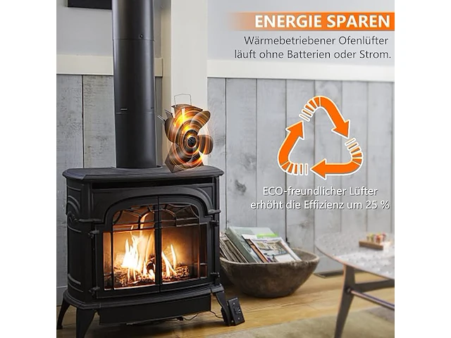 Moopgou open haard ventilator - afbeelding 5 van  5