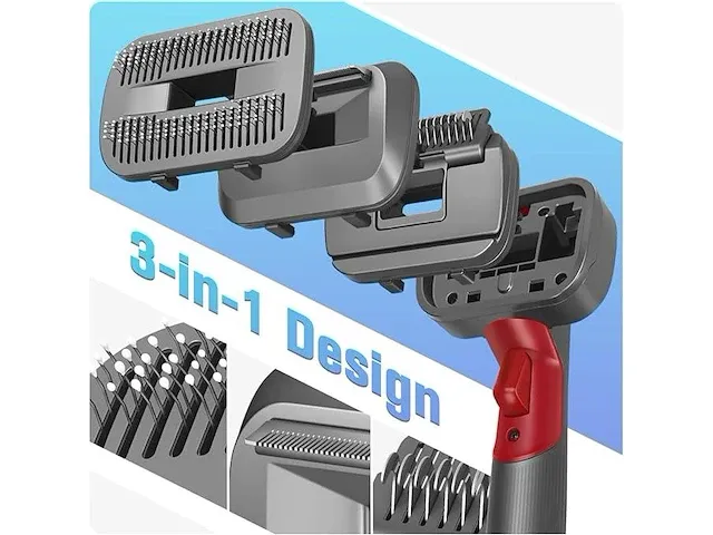 Mopei 3-in-1 hondenhaarstofzuigerborstel - afbeelding 3 van  3
