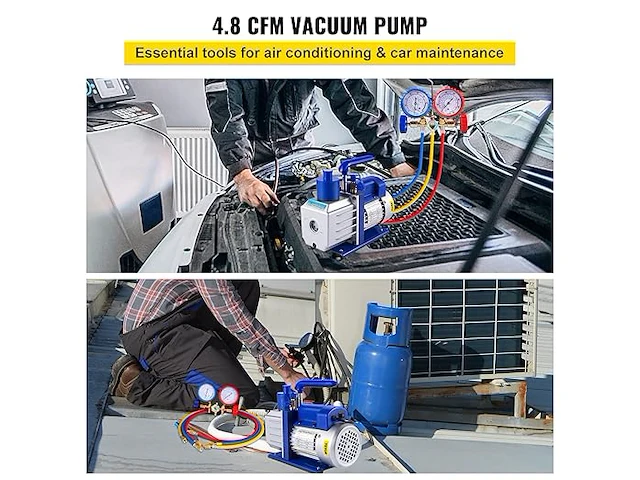 Mophorn 4,8 cfm vacuümpomp - afbeelding 6 van  6