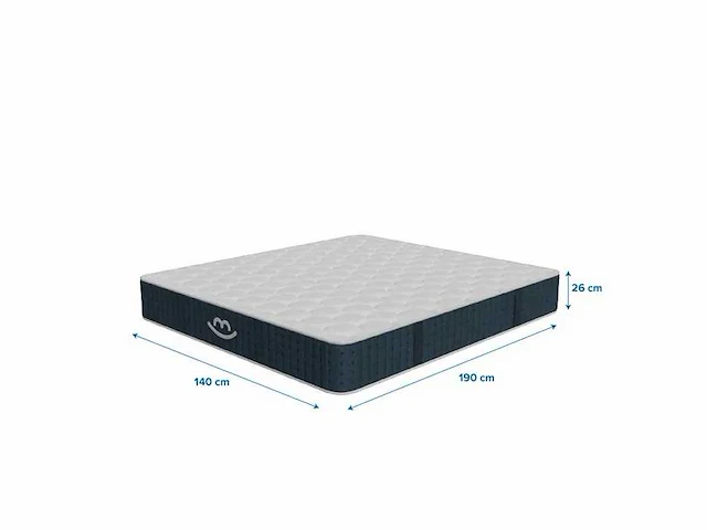 Morphea premium hybride matras 140x190 cm jade traagschuim & pocketveren - stevig - dikte 26 cm - afbeelding 6 van  6