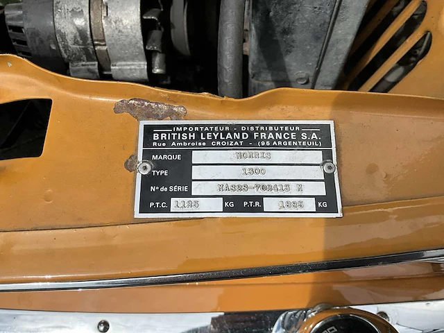 Morris 1300 mk2- 1974 - afbeelding 32 van  46