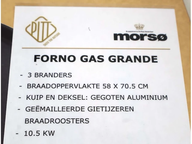 Morso forno gas grande - afbeelding 11 van  14