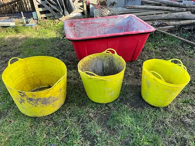 Mortelkuip ds plastics(200l) - afbeelding 1 van  7