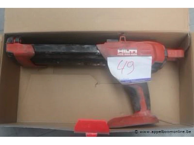 Mortelsdispencer hilti hde 500-a22, werking niet gekend - afbeelding 1 van  2