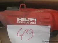 Mortelsdispencer hilti hde 500-a22, werking niet gekend - afbeelding 2 van  2