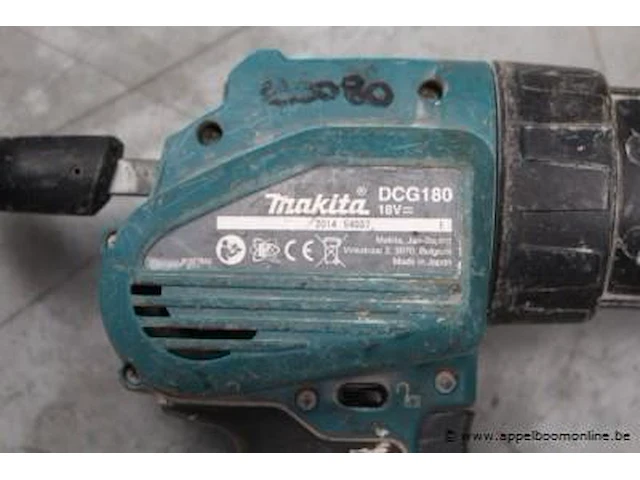 Mortelsdispencer makita dcg180, werking niet gekend - afbeelding 2 van  2