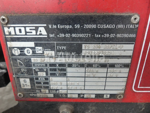 Mosa tc200 generatorset - afbeelding 10 van  13