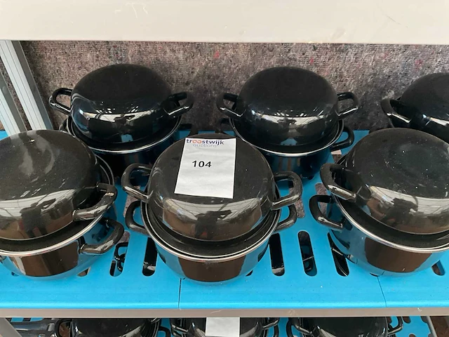 Mossel kookpotten (6x) - afbeelding 1 van  1