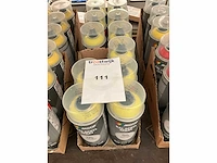 Motip. ral 1016. verfspuitbus,acryl spray 400 ml. (12x) - afbeelding 2 van  2