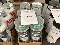 Motip. ral 6002 verfspuitbus,acryl spray 400 ml. (6x) - afbeelding 1 van  2
