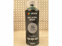 Motip. ral 6002 verfspuitbus,acryl spray 400 ml. (6x) - afbeelding 2 van  2