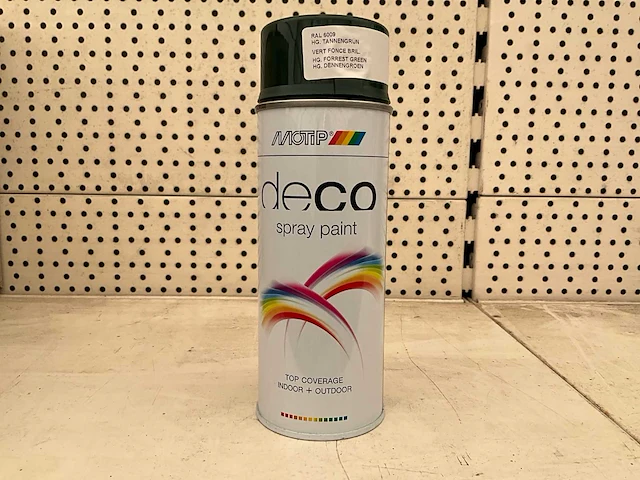 Motip. ral 6009. verfspuitbus 400 ml. (12x) - afbeelding 1 van  2