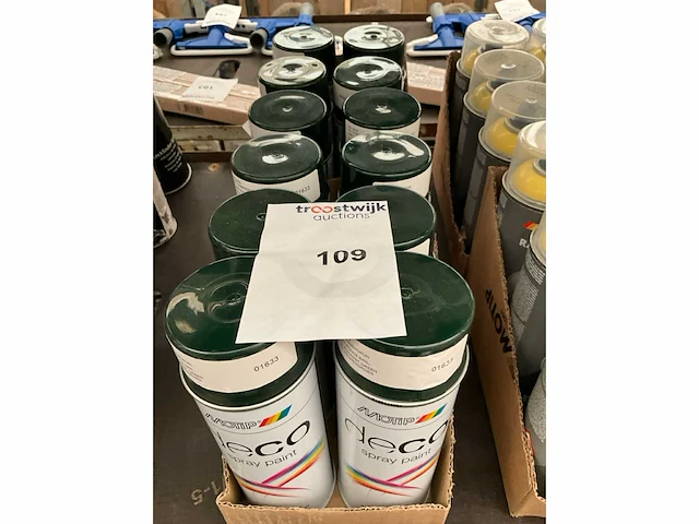 Motip. ral 6009. verfspuitbus 400 ml. (12x) - afbeelding 2 van  2