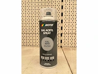Motip. ral 9010. verfspuitbus,acryl spray 400 ml. (6x) - afbeelding 2 van  2
