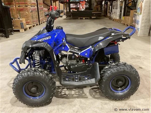 Motocross quad ultra 49cc blauw - afbeelding 3 van  4
