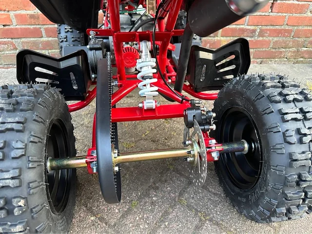 Motocross quad ultra 49cc rood - afbeelding 8 van  9