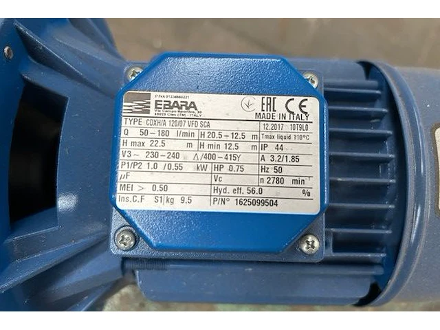 Motor ebara - afbeelding 3 van  4