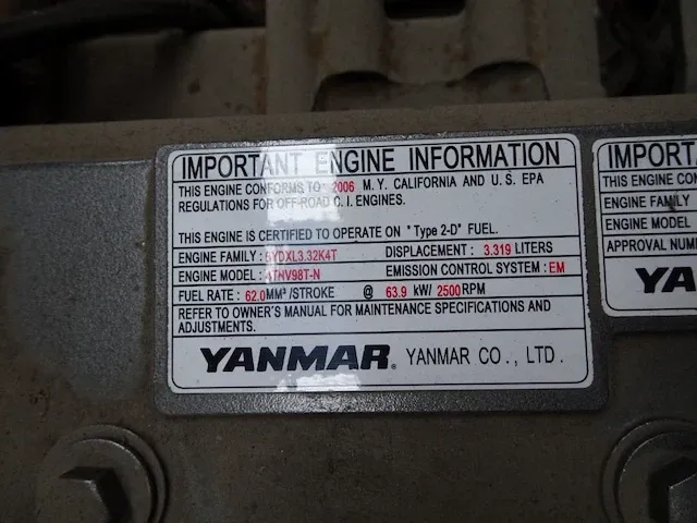 Motor yanmar - afbeelding 4 van  7