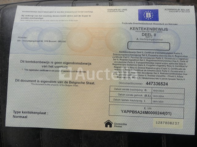 Motorfiets 50cc bluroc motorfietsen erfgoed 50(vin: yappb5a24m0000244) - afbeelding 14 van  16