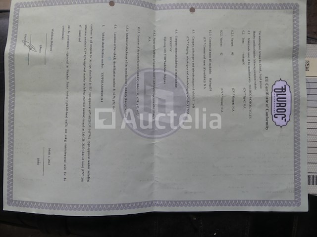 Motorfiets 50cc bluroc motorfietsen erfgoed 50(vin: yappb5a24m0000244) - afbeelding 15 van  16