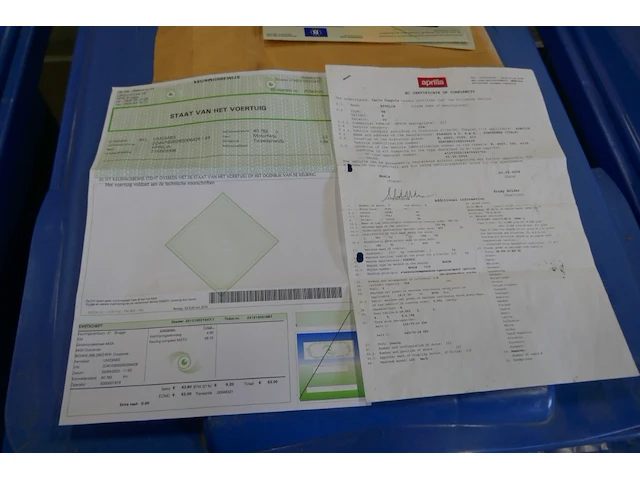 Motorfiets aprilia scarabeo 250 (2008 / zd4 vrb 002 8s 006 426) - afbeelding 7 van  15