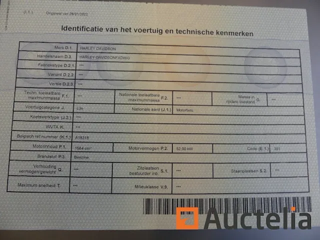 Motorfiets harley davidson fxdwg (2007-21.158 km) - afbeelding 19 van  22