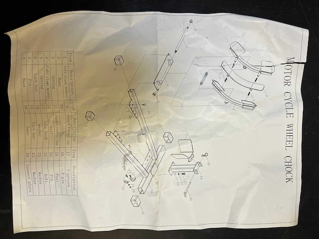 Motorfiets wielklem / wielsteun van hbm - afbeelding 8 van  8