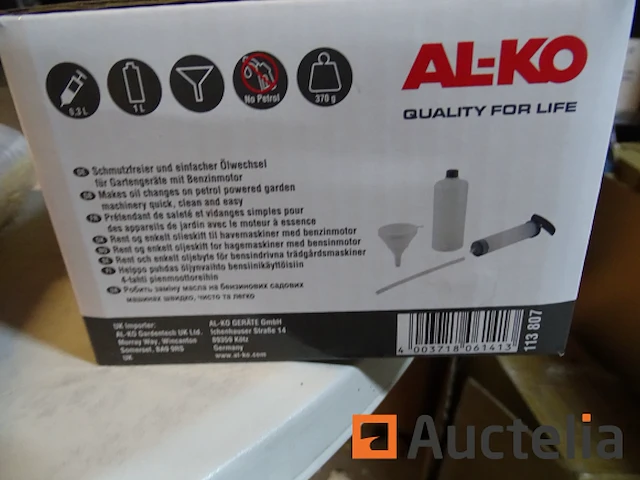 Motorolie serviceset, 3-delige set met al-ko zuigpomp 113807 - afbeelding 2 van  2