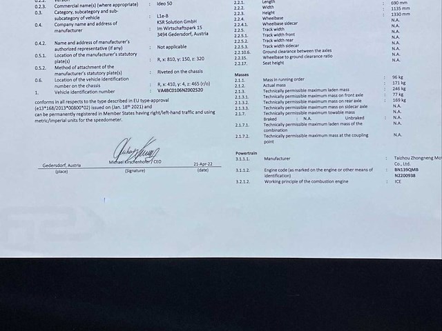 Motron motorrad ideo 50 bc0 motorfiets - afbeelding 6 van  15