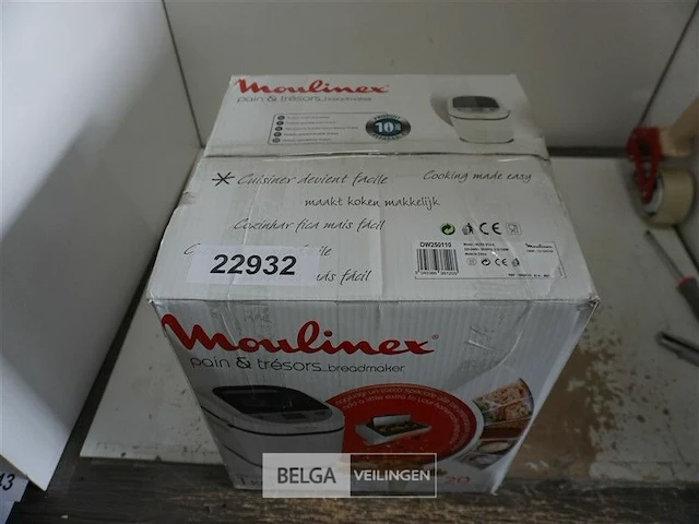 Moulinex ow250110 broodbakmachine - afbeelding 4 van  4