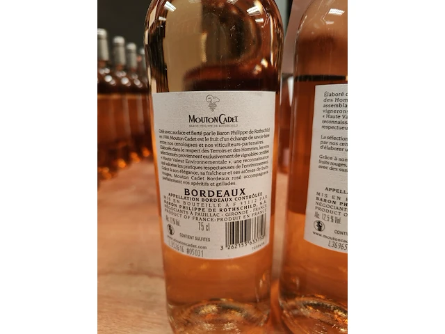 Mouton cadet bordeaux rosé 2021-2022 12,5% - afbeelding 3 van  3