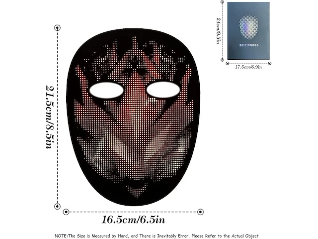 Moyaca led-masker - afbeelding 3 van  3