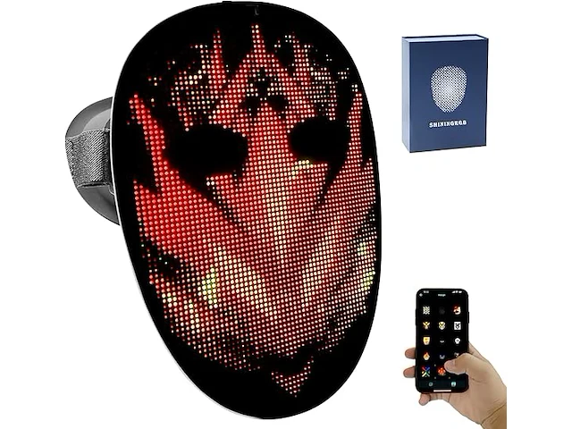 Moyaca led-masker - afbeelding 1 van  5