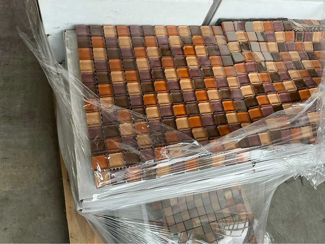 Mozaïek tegel bruin - afbeelding 1 van  1