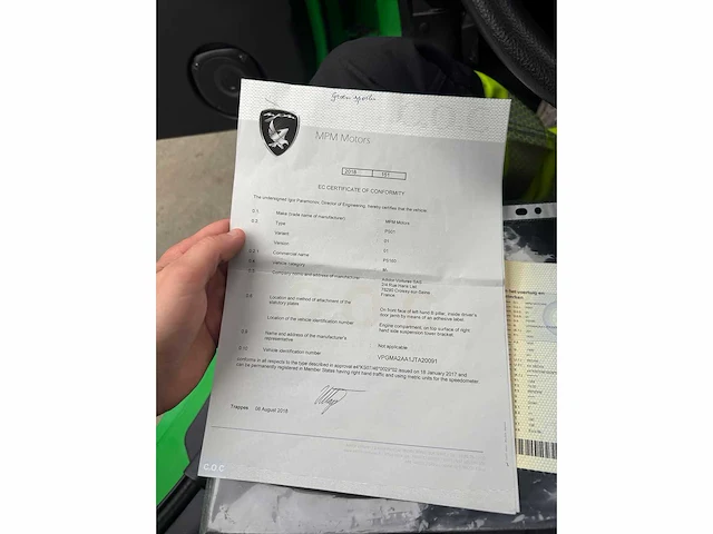 Mpm motors - 2018 - ps160 - personenauto - afbeelding 25 van  36