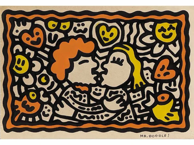 Mr doodle (1994), toegeschreven aan, inkttekening - afbeelding 1 van  5