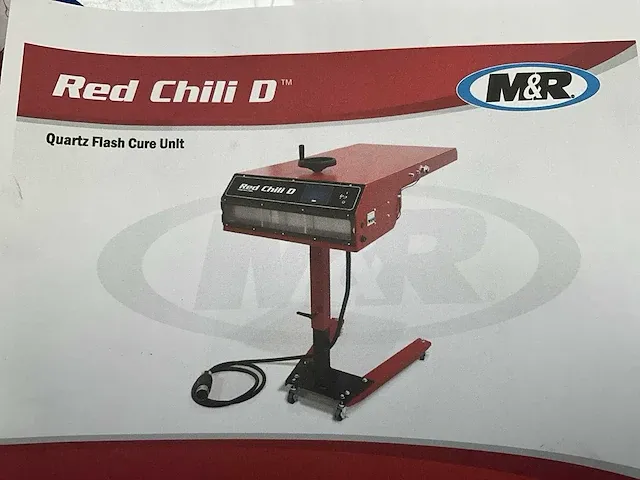 M&r red chili d bv7 quartz flash dryer cure unit/tussendroger - afbeelding 1 van  13