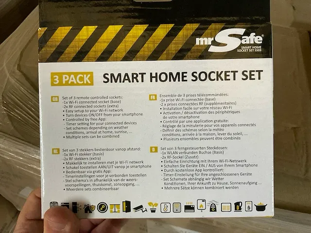 Mr.safe ss03 set slimme stopcontacten (12x) - afbeelding 5 van  6