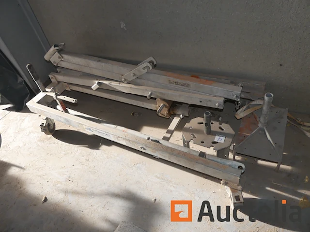 Muba kragamlift kal275 opvouwbare ligger lift roltafel - afbeelding 2 van  4