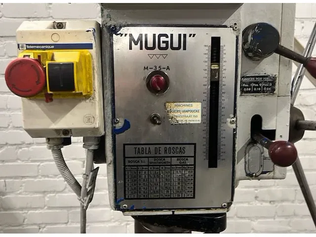 Mugui m-35-a kolomboormachine - afbeelding 6 van  9