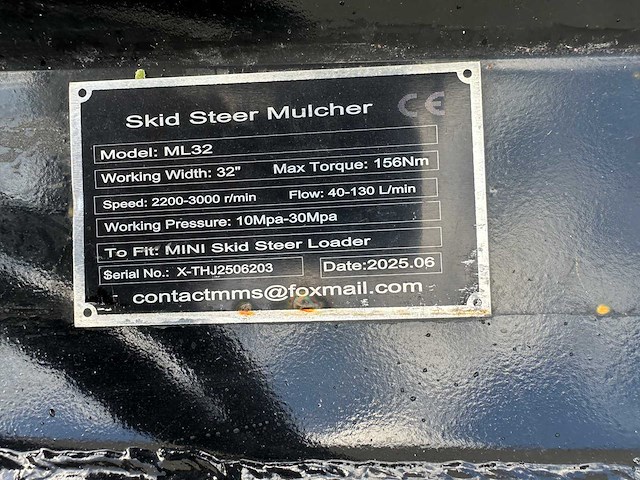 Mulcher giyi - 2025 - ml32 - voorzetapparatuur - afbeelding 2 van  11